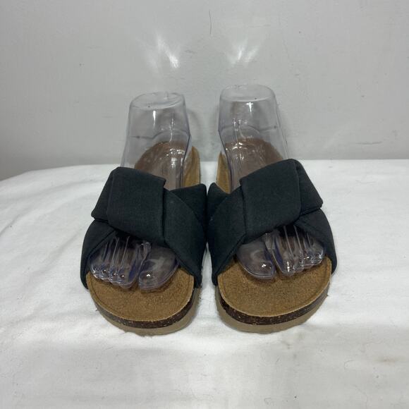 Aerie Sandals Gray Puffy Twist Comfy Casual Beachy Spring Summer Vacation 8 - Picture 3 of 8